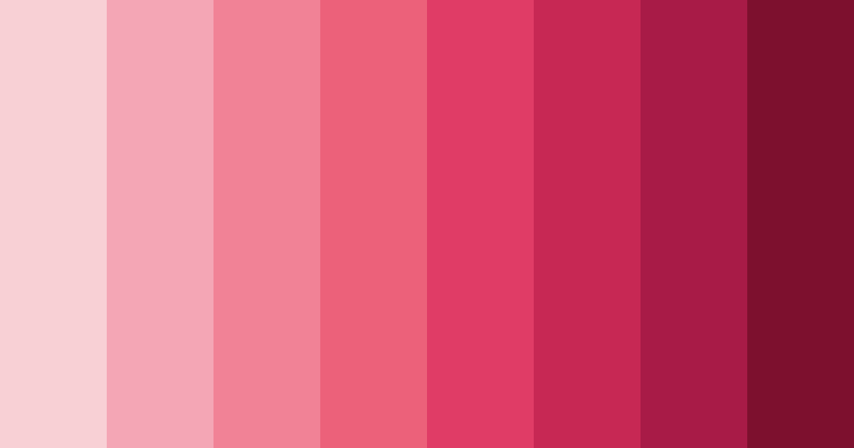 Download muted pink shades color palette PNG image (landscape)