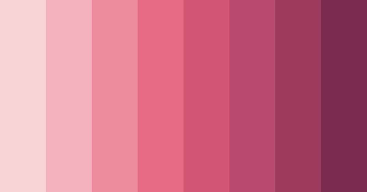 Download soft pink shades color palette PNG image (landscape)