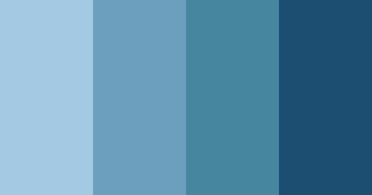 Download cool blue snow color palette PNG image (landscape)