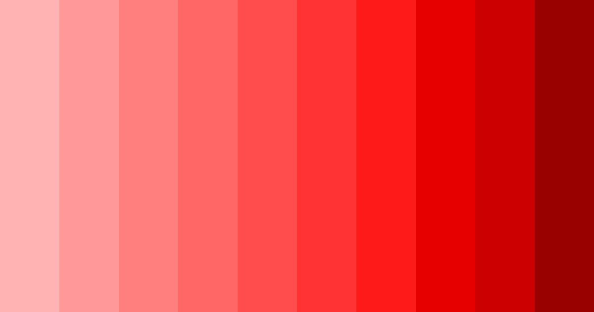 Download salmon shades color palette PNG image (landscape)