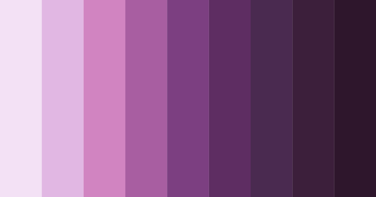 Download mystic orchid dream color palette PNG image (landscape)