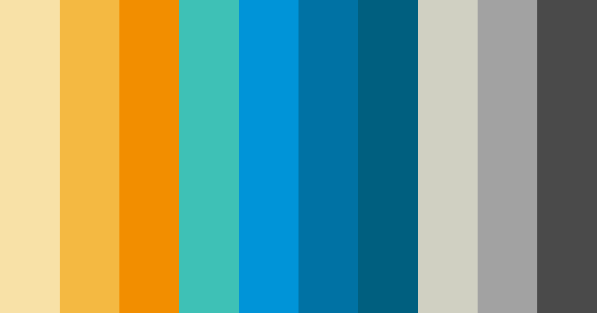 Download tropical orange color palette PNG image (landscape)
