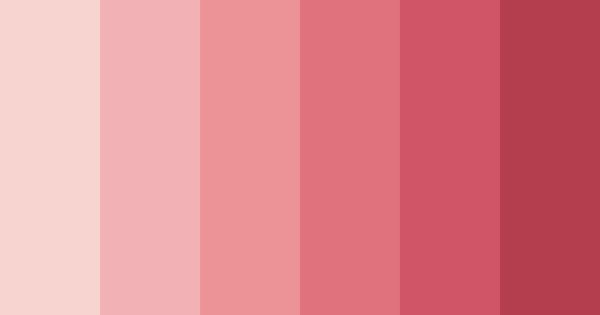 Download dusty pink shades color palette PNG image (landscape)