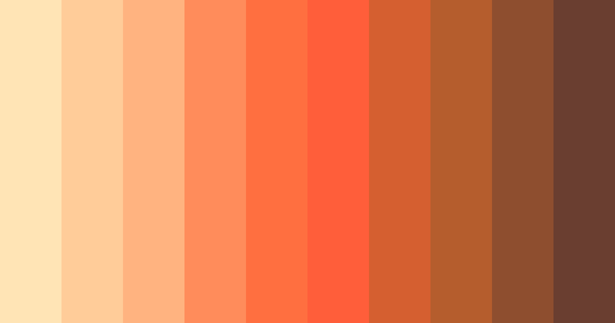 Download sunset blush color palette PNG image (landscape)