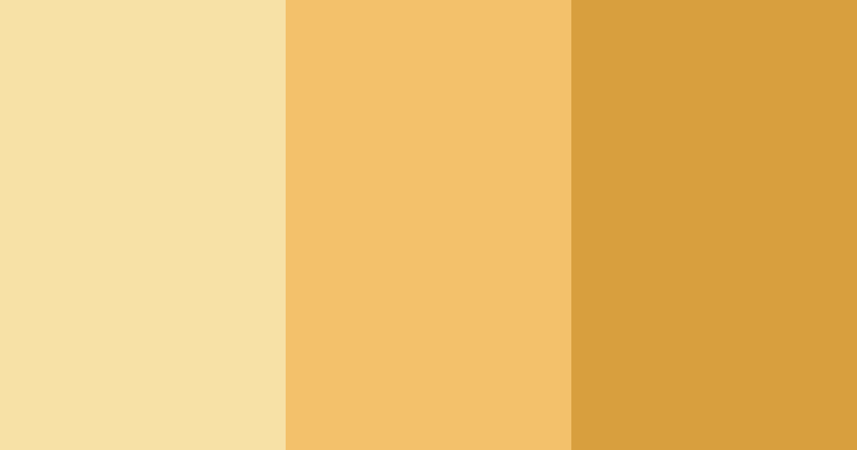 Download golden sunshine color palette PNG image (landscape)