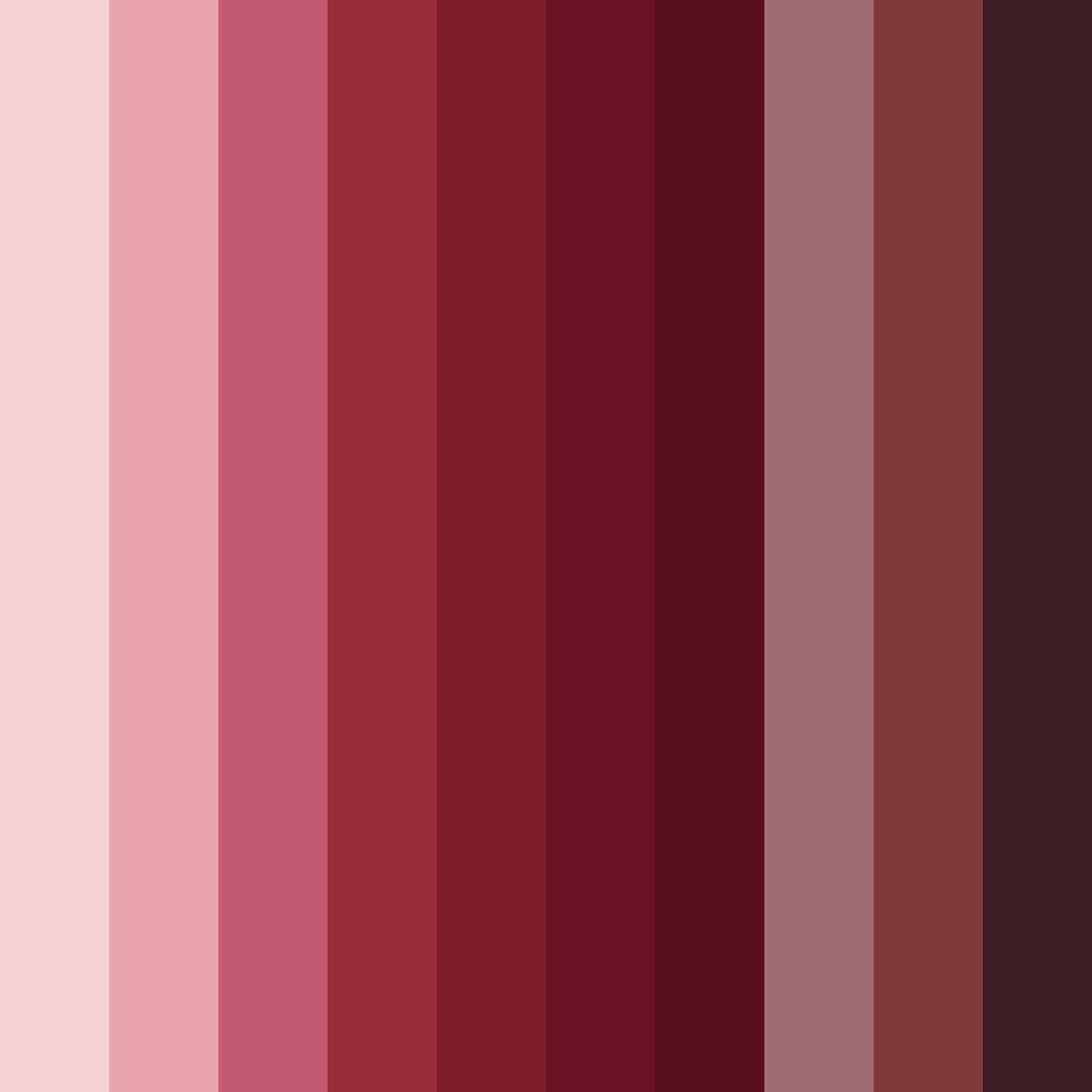 Download rich reds color palette PNG image (square)