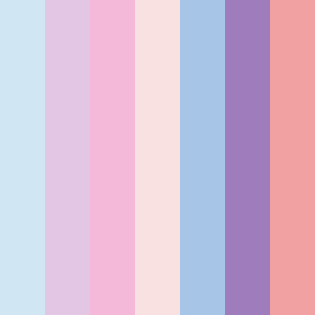 Download frosted whispers color palette PNG image (square)