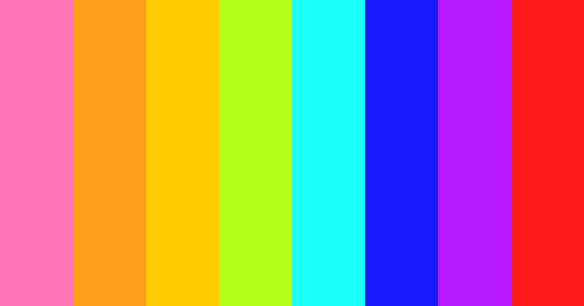 Download neon dreamscape color palette PNG image (landscape)