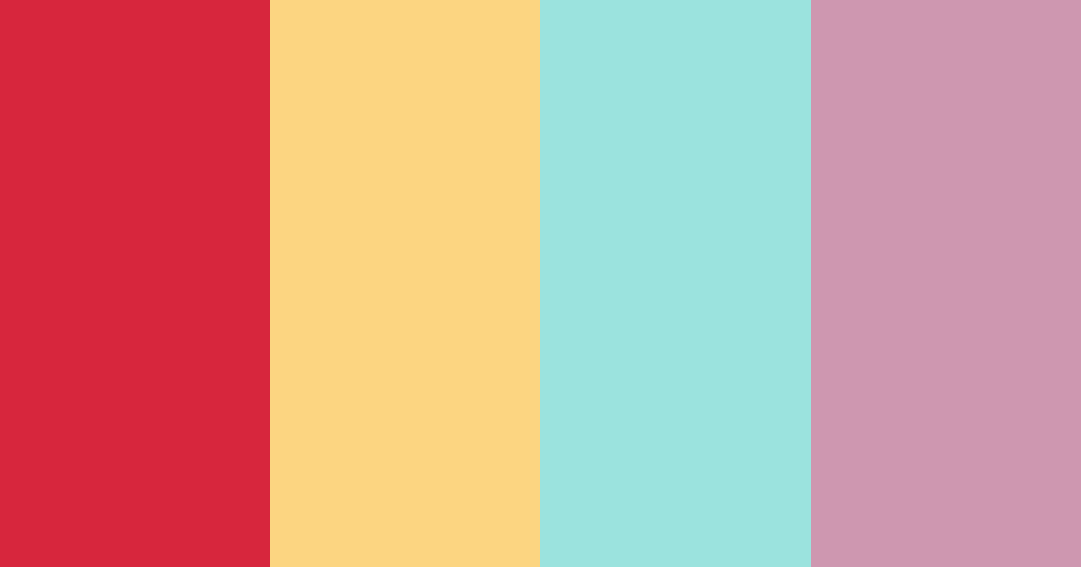 Download vibrant sunset garden color palette PNG image (landscape)