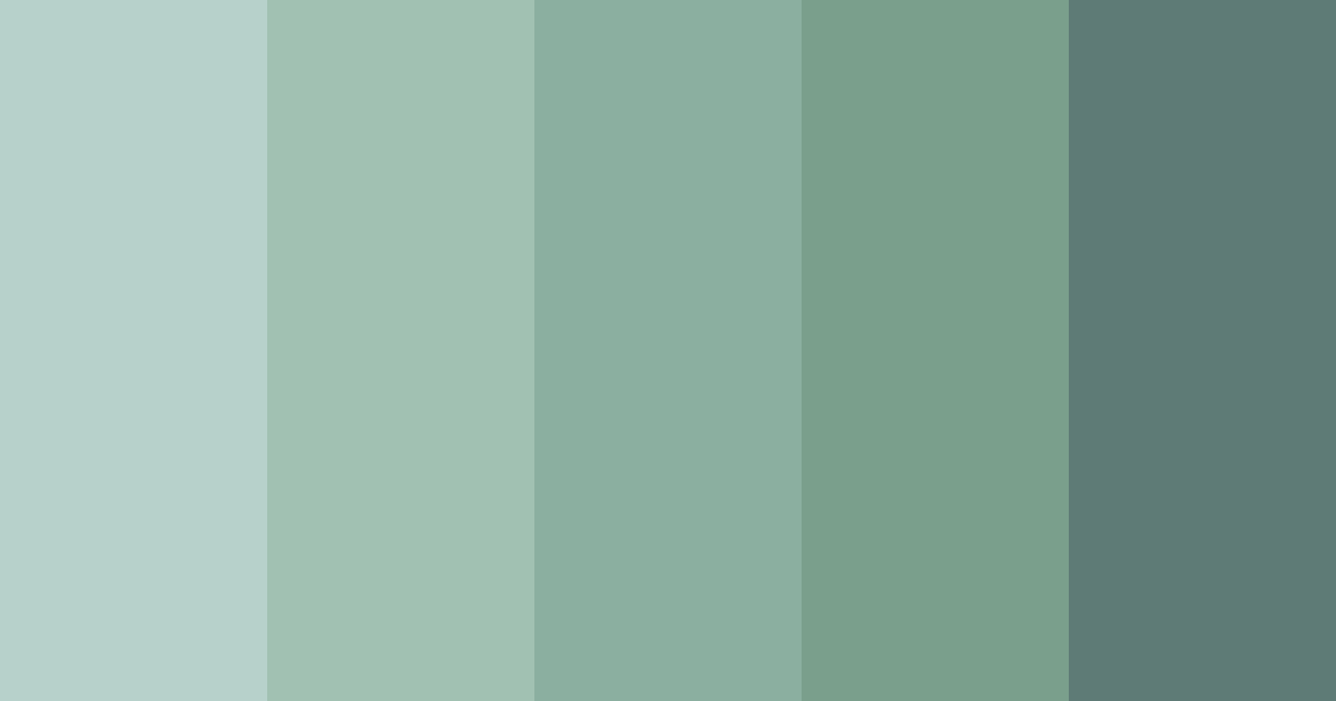 Download serene forest whisper color palette PNG image (landscape)