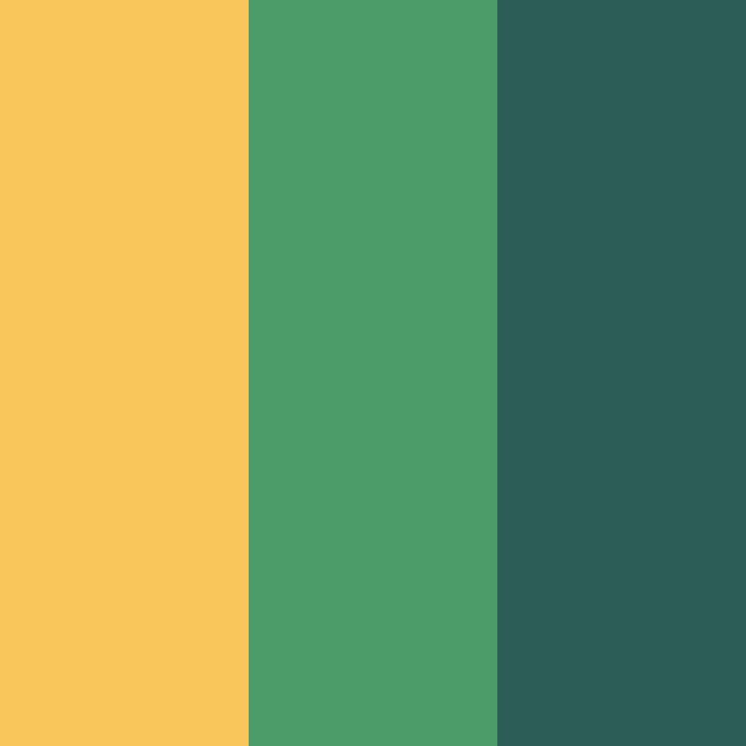 Download amber green mist color palette PNG image (square)