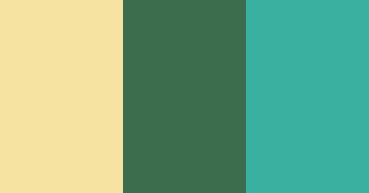 Download amber green teal color palette PNG image (landscape)