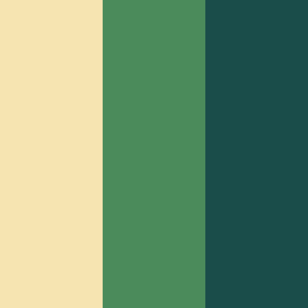 Download amber green mist color palette PNG image (square)