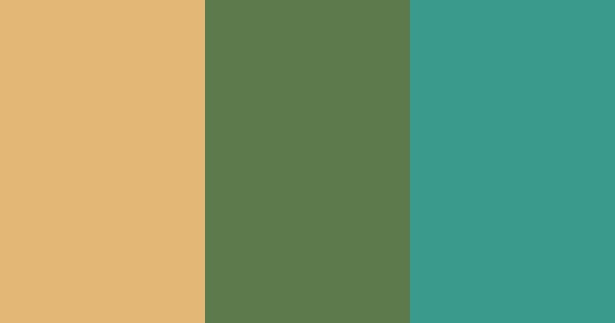 Download amber green mist color palette PNG image (landscape)