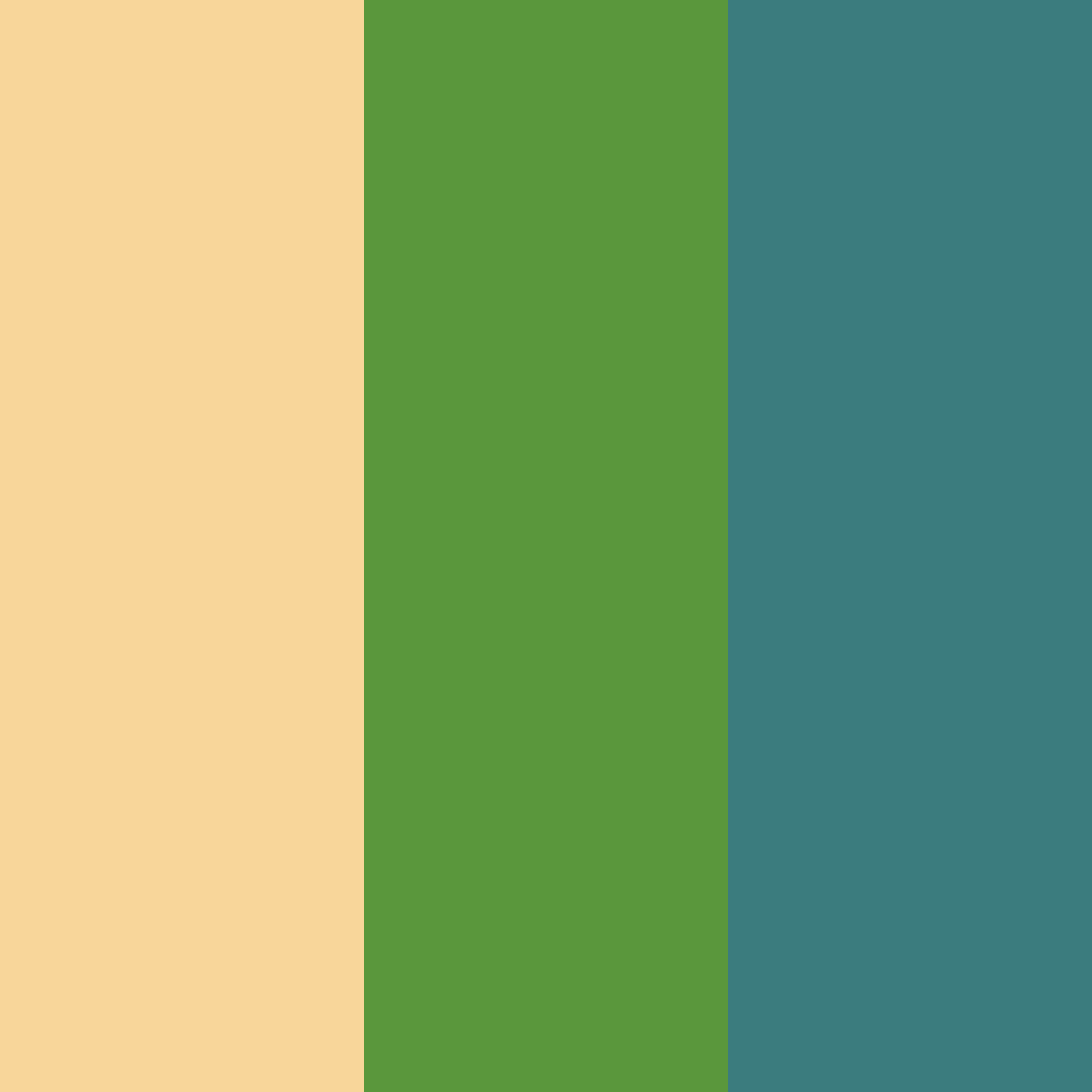 Download amber green mist color palette PNG image (square)