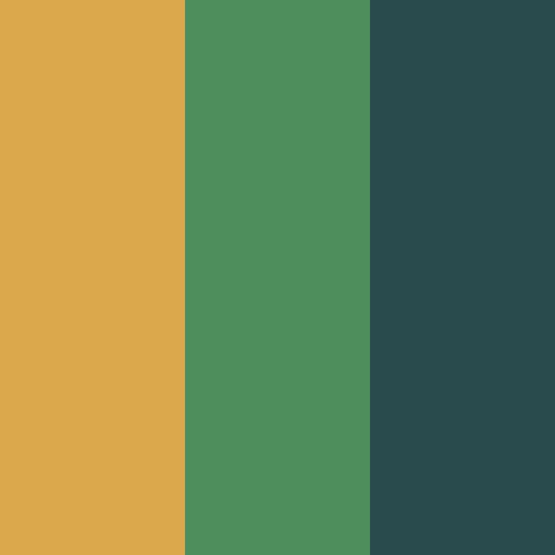 Download amber green dream color palette PNG image (square)