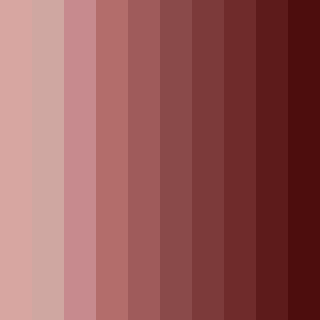 Download mahogany shades color palette PNG image (square)