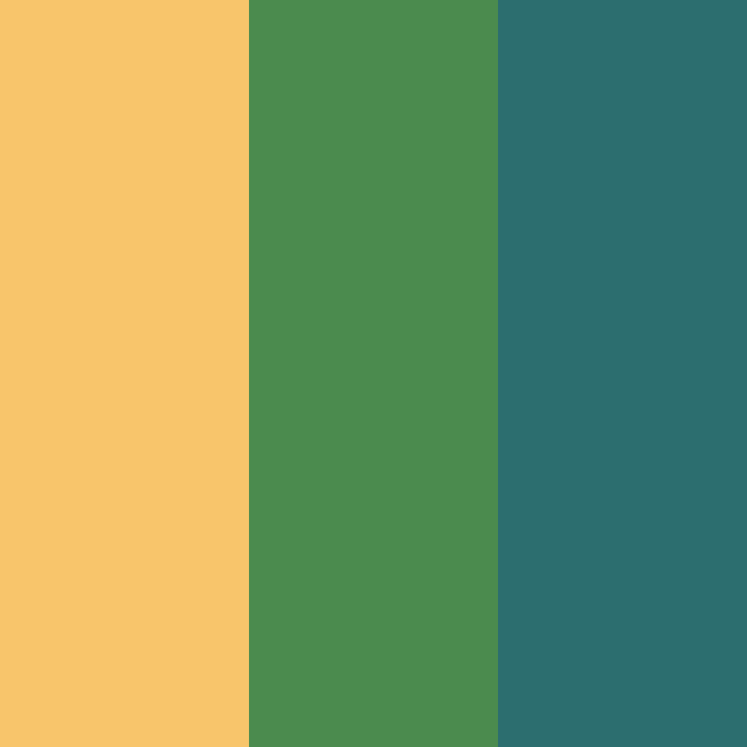 Download amber green mist color palette PNG image (square)