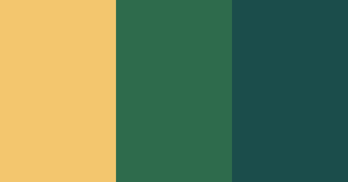 Download amber green turquoise color palette PNG image (landscape)