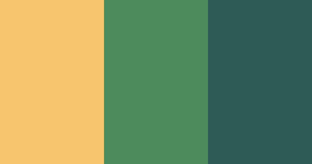 Download amber green color palette PNG image (landscape)