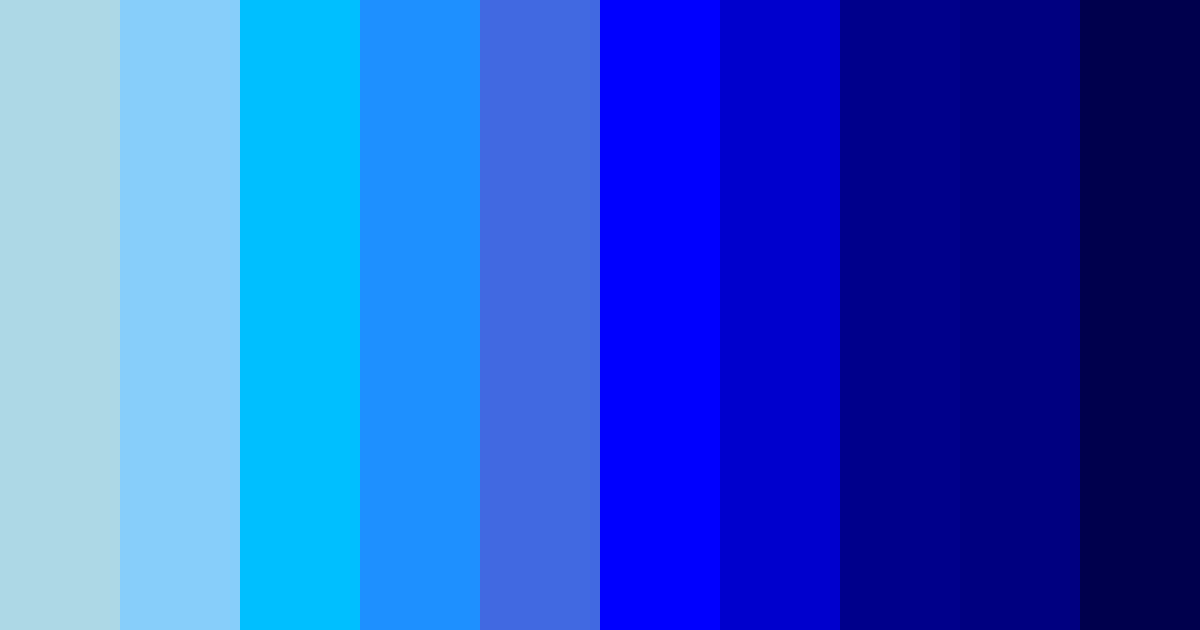 Download majestic azure dreamscape color palette PNG image (landscape)