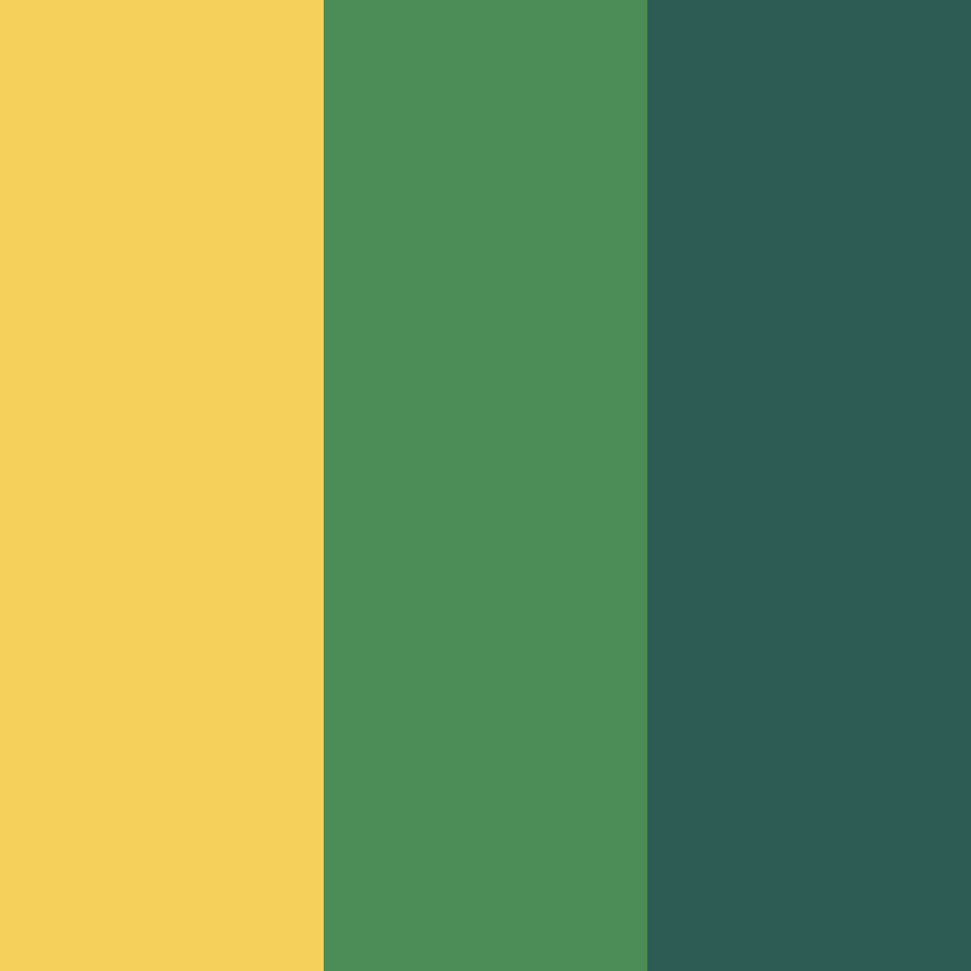 Download amber green blue color palette PNG image (square)
