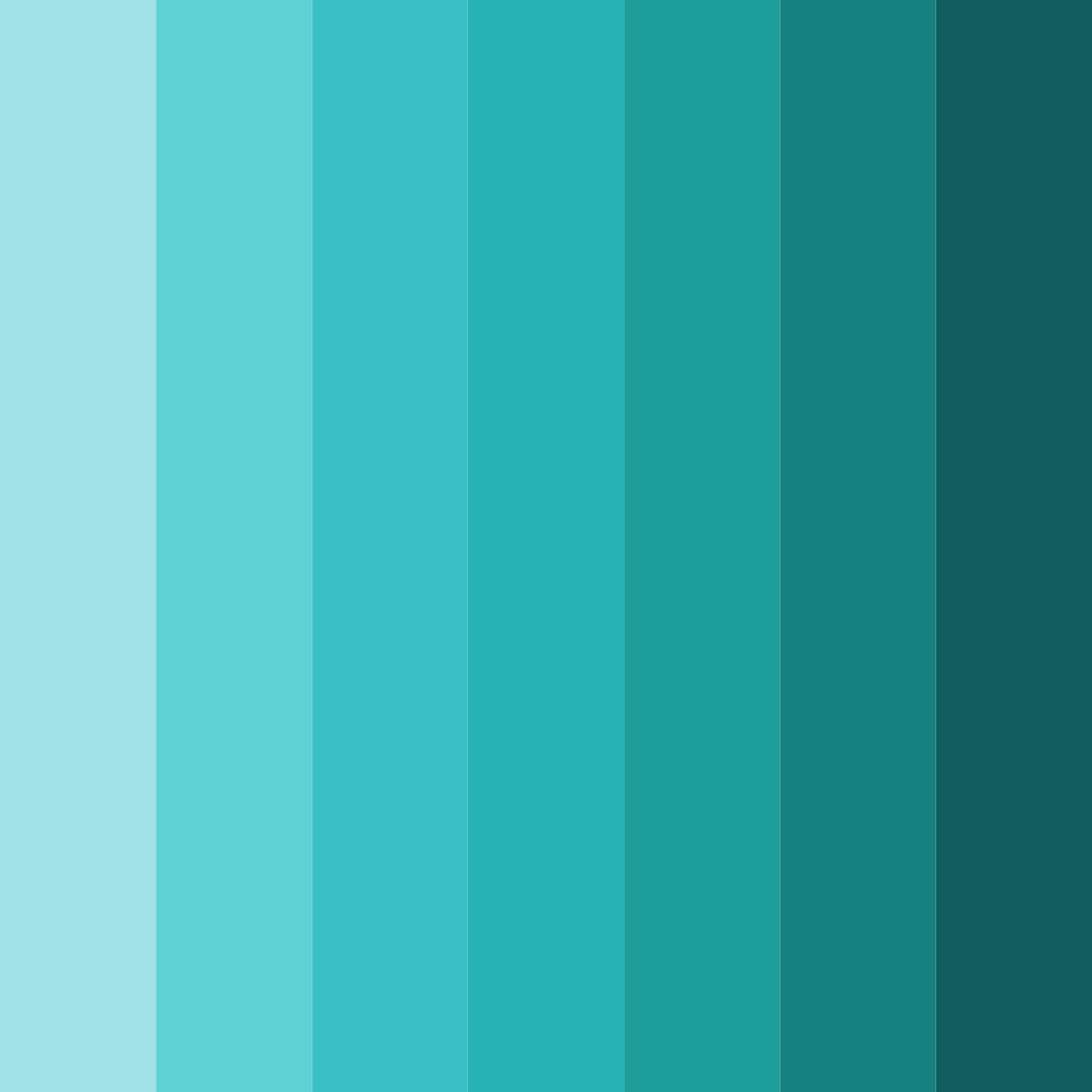 Download tropical tranquility color palette PNG image (square)