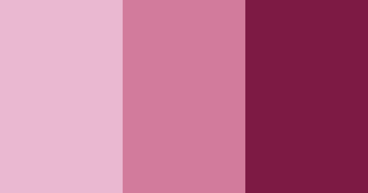 Download shades of rose color palette PNG image (landscape)