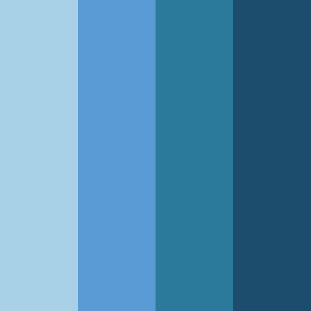 Download aqua reverie color palette PNG image (square)