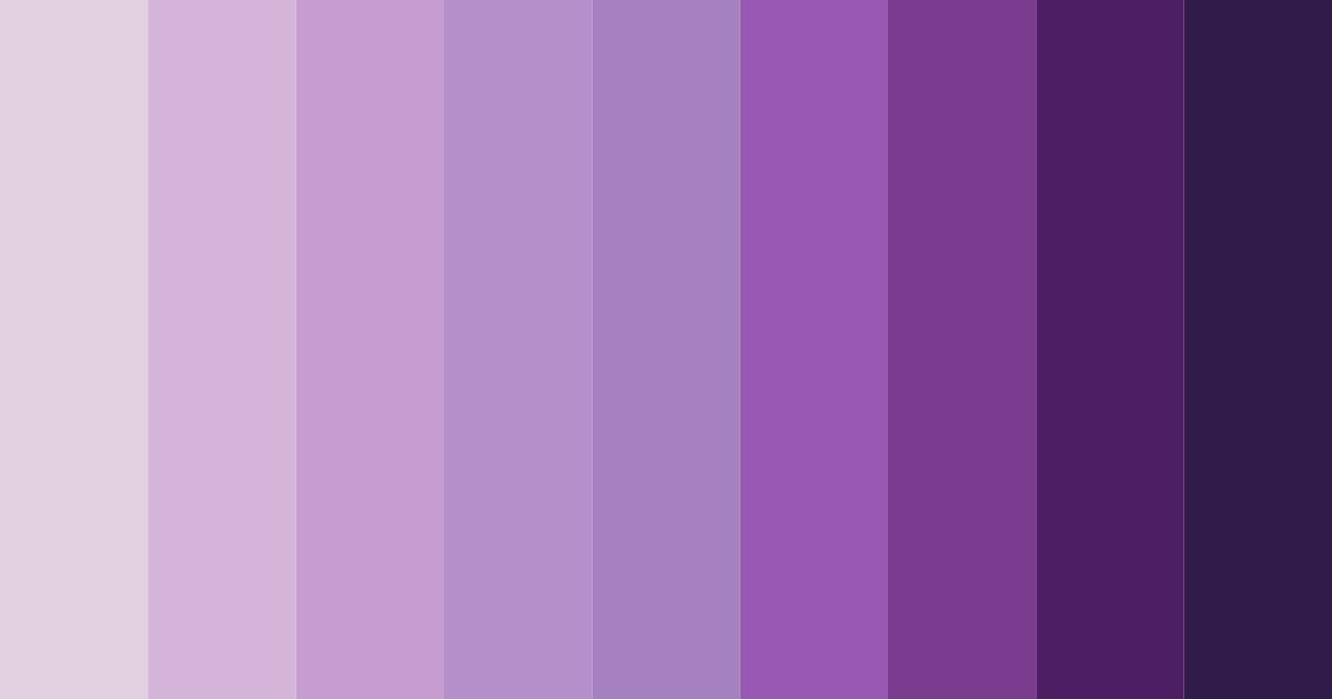 Download purple dream color palette PNG image (landscape)