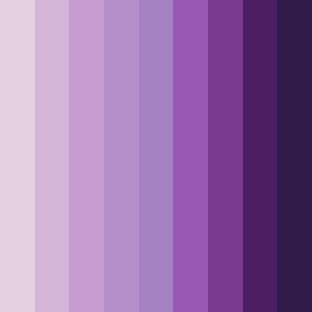 Download purple dream color palette PNG image (square)