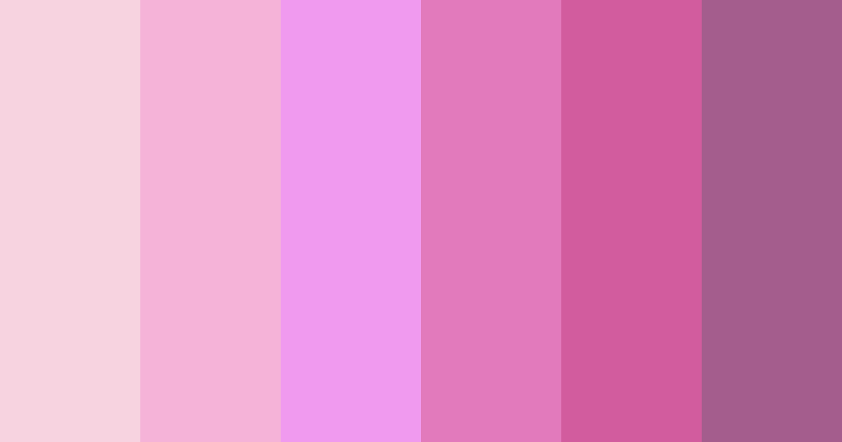 Download pink pastel color palette PNG image (landscape)