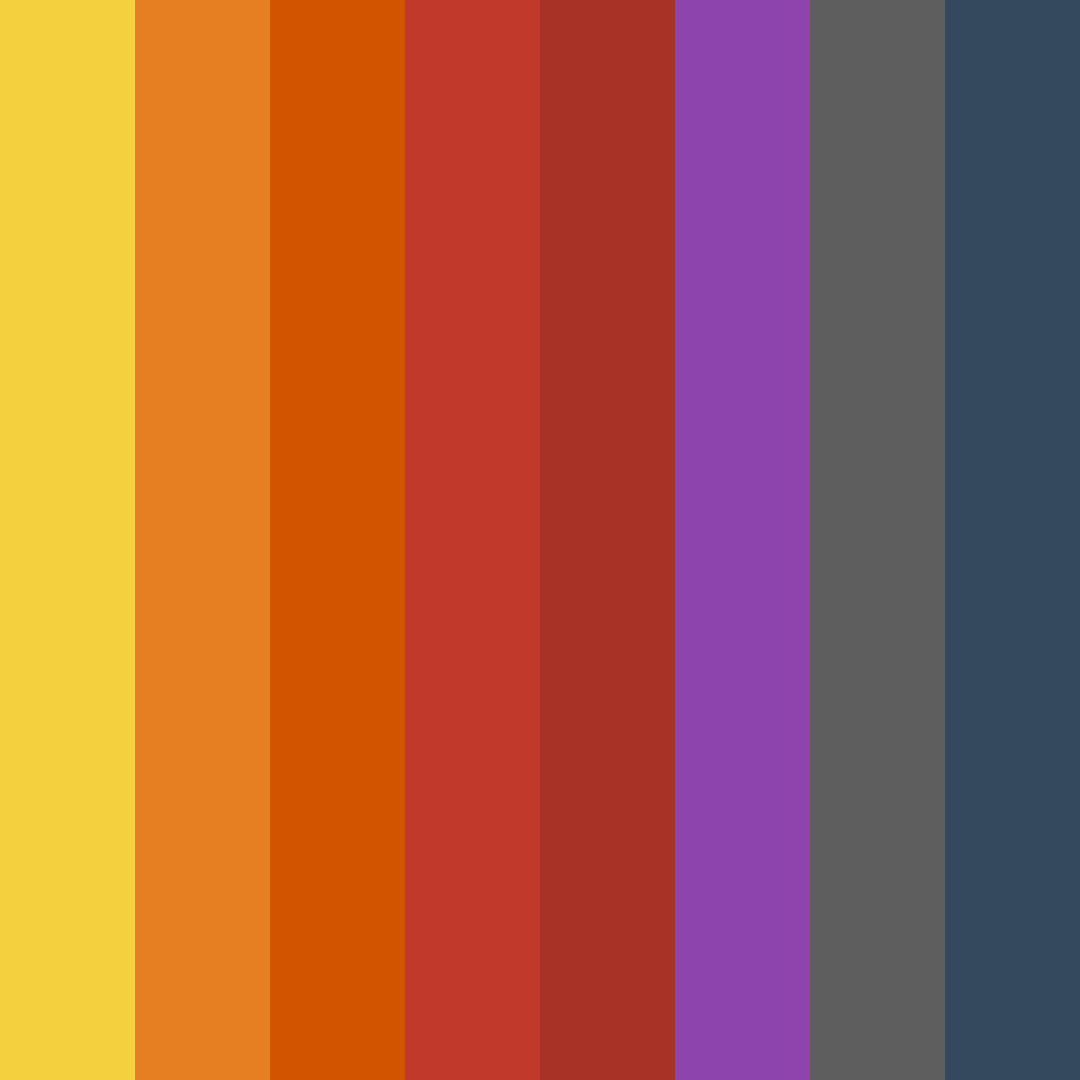 Download harvest hues color palette PNG image (square)