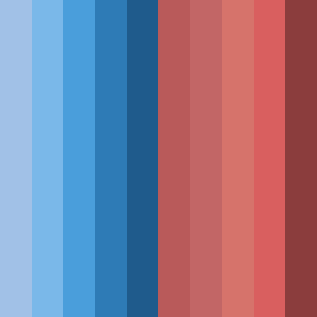 Download tidal sunset harmony color palette PNG image (square)