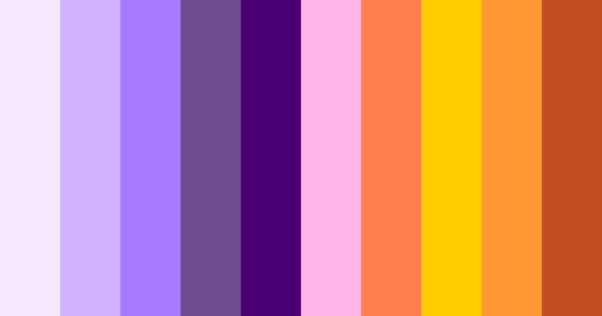 Download celestial prism color palette PNG image (landscape)