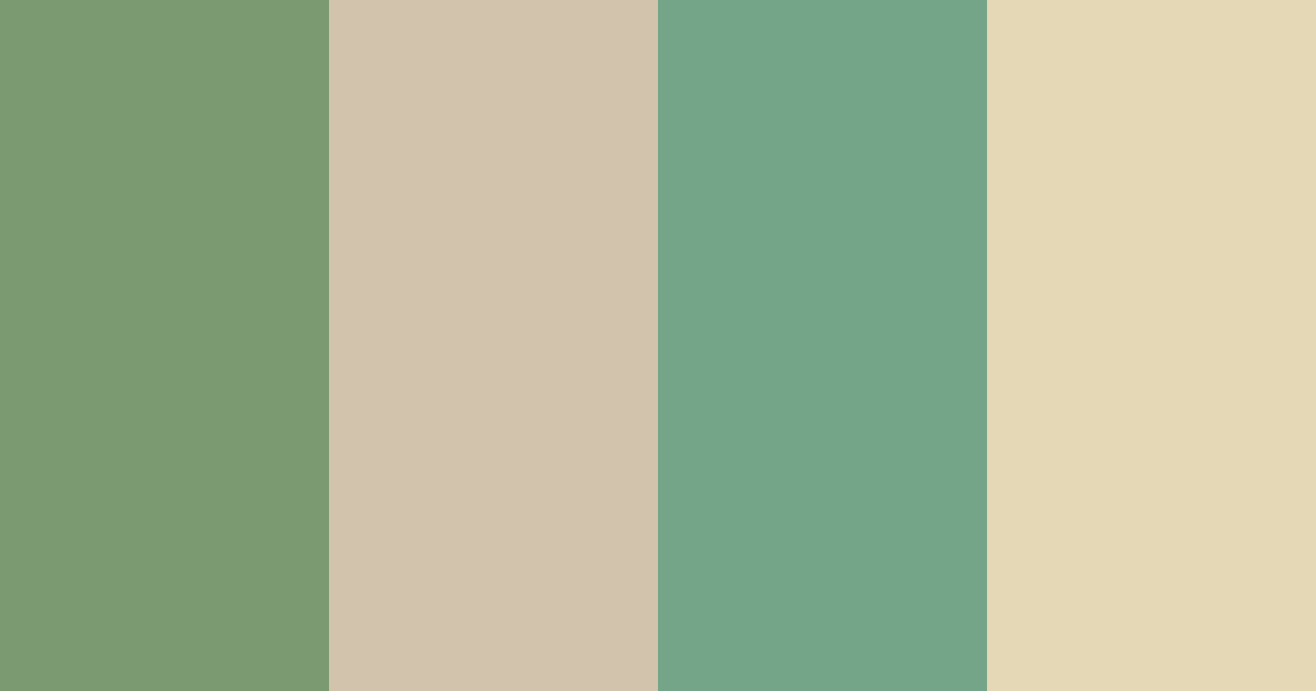 Download forest mist color palette PNG image (landscape)