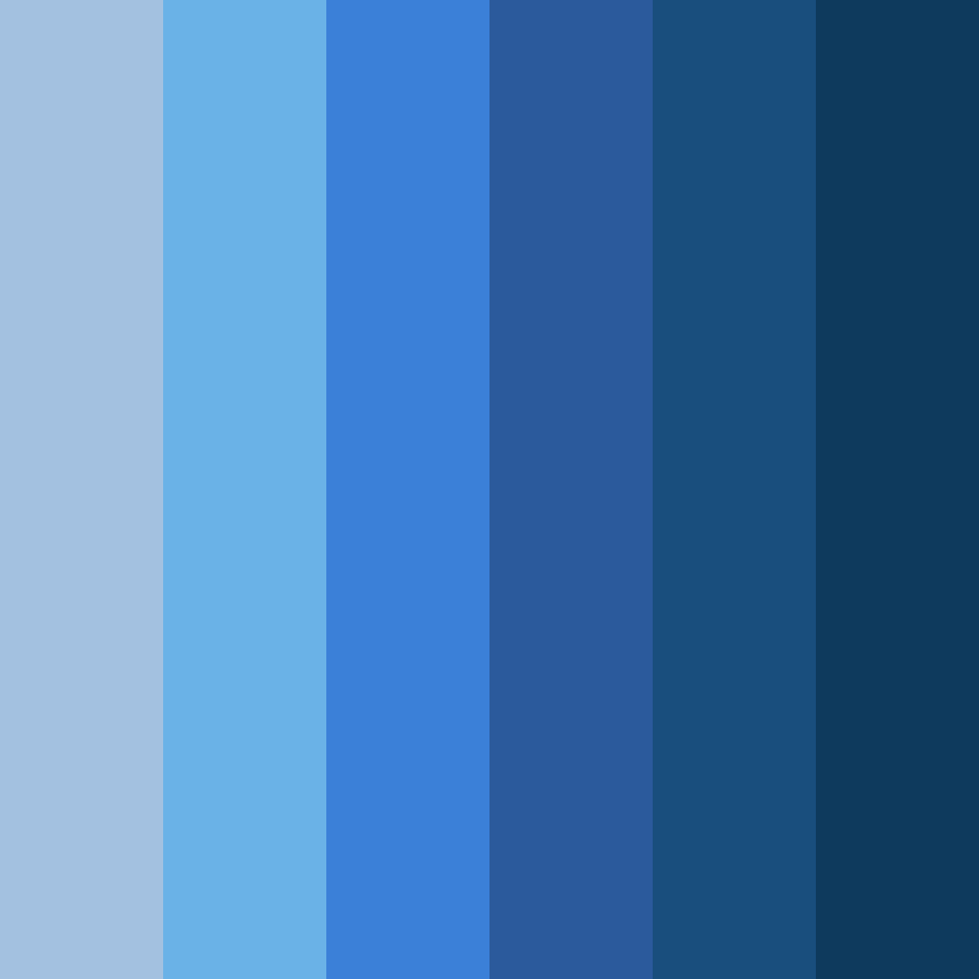 Download azure depths color palette PNG image (square)