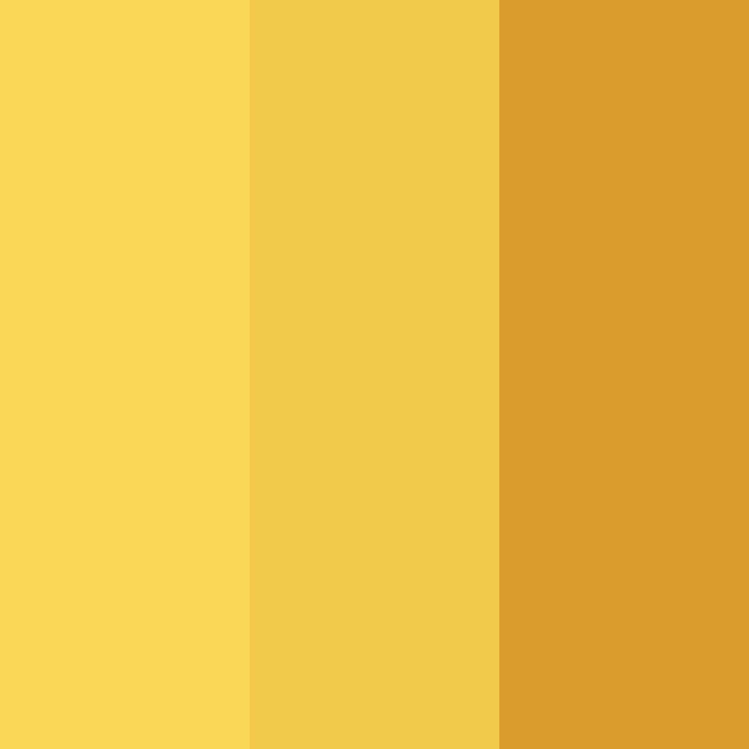 Download bright gold color palette PNG image (square)
