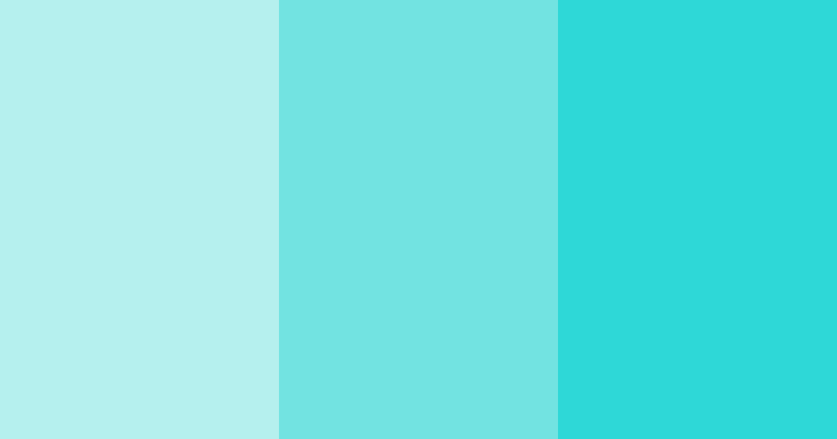 Download tropical serenity color palette PNG image (landscape)