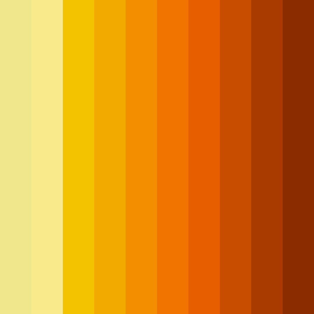Download golden ember glow color palette PNG image (square)