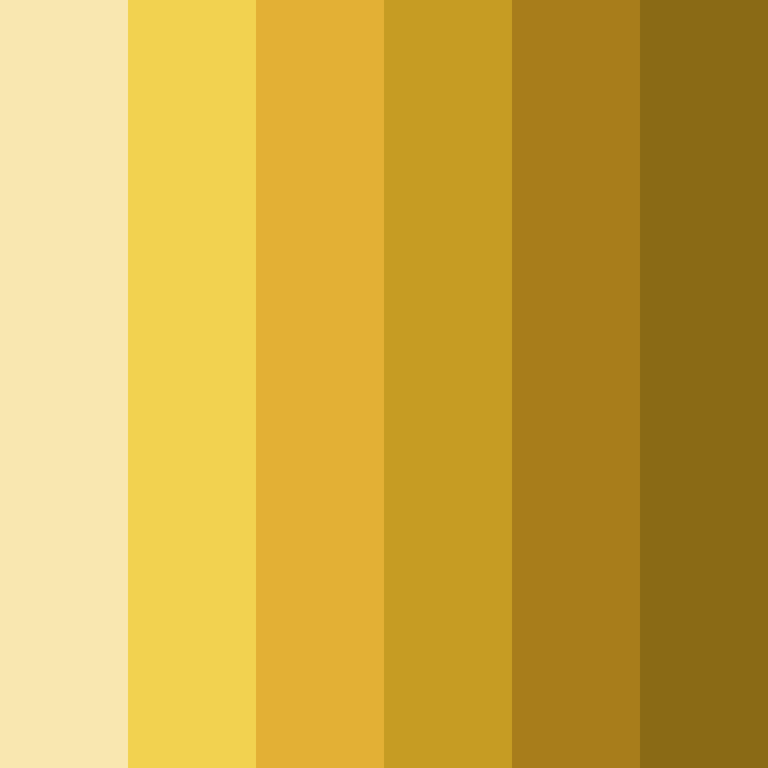 Download golden chrome color palette PNG image (square)