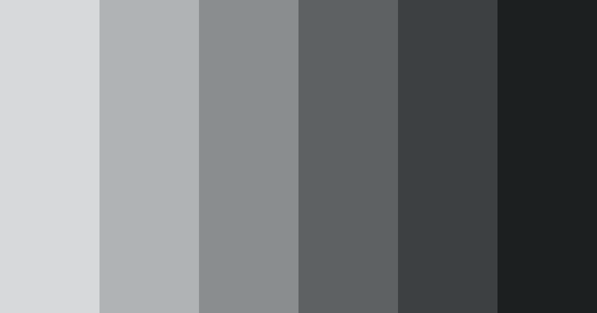 Download metallic silver shades color palette PNG image (landscape)