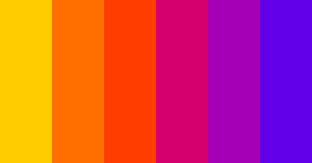Download vibrant yellow color palette PNG image (landscape)