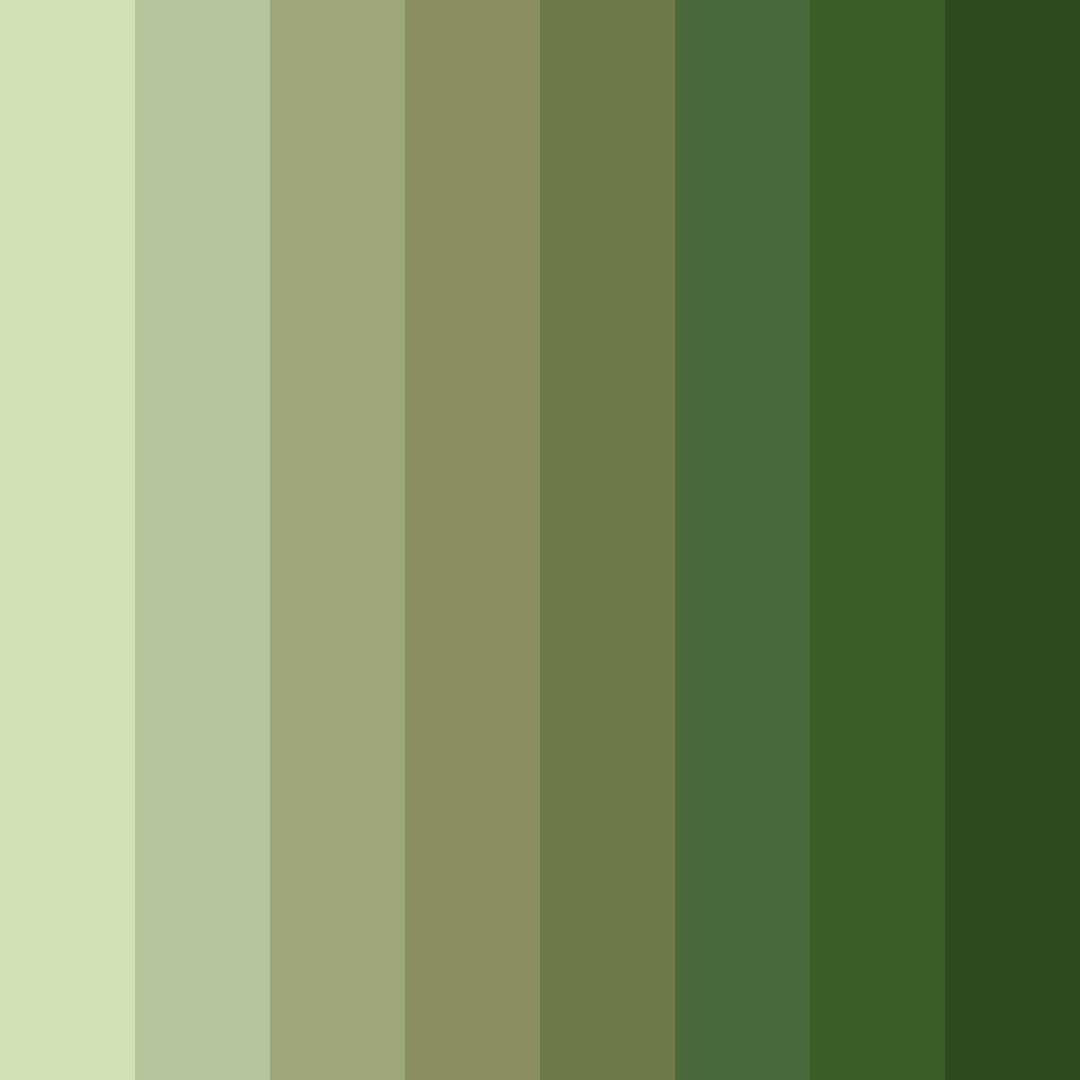 Download warm olive green color palette PNG image (square)