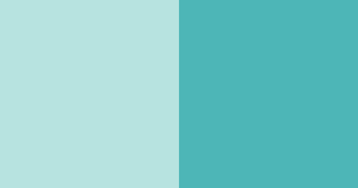 Download serene turquoise color palette PNG image (landscape)