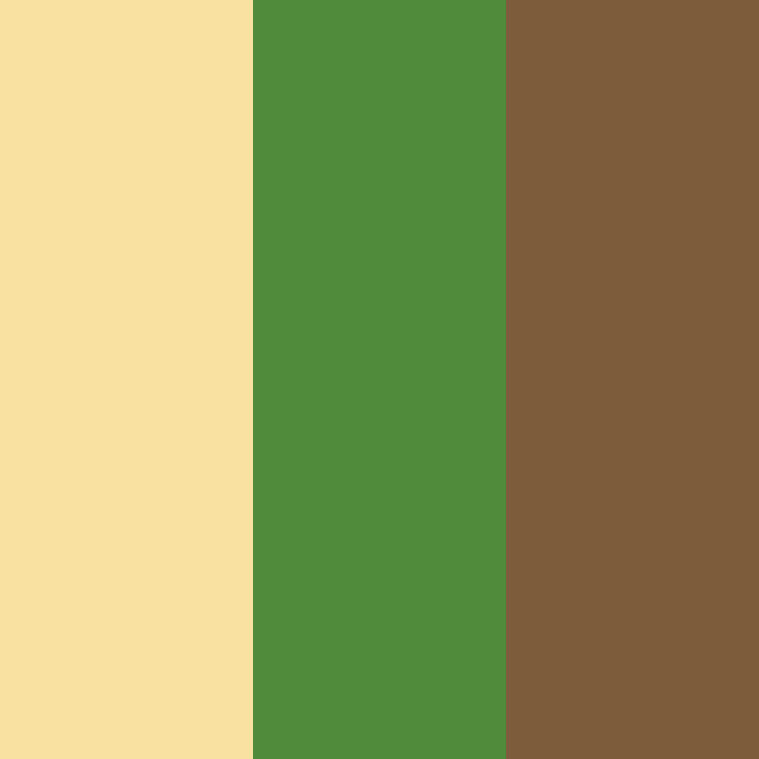 Download amber gold color palette PNG image (square)