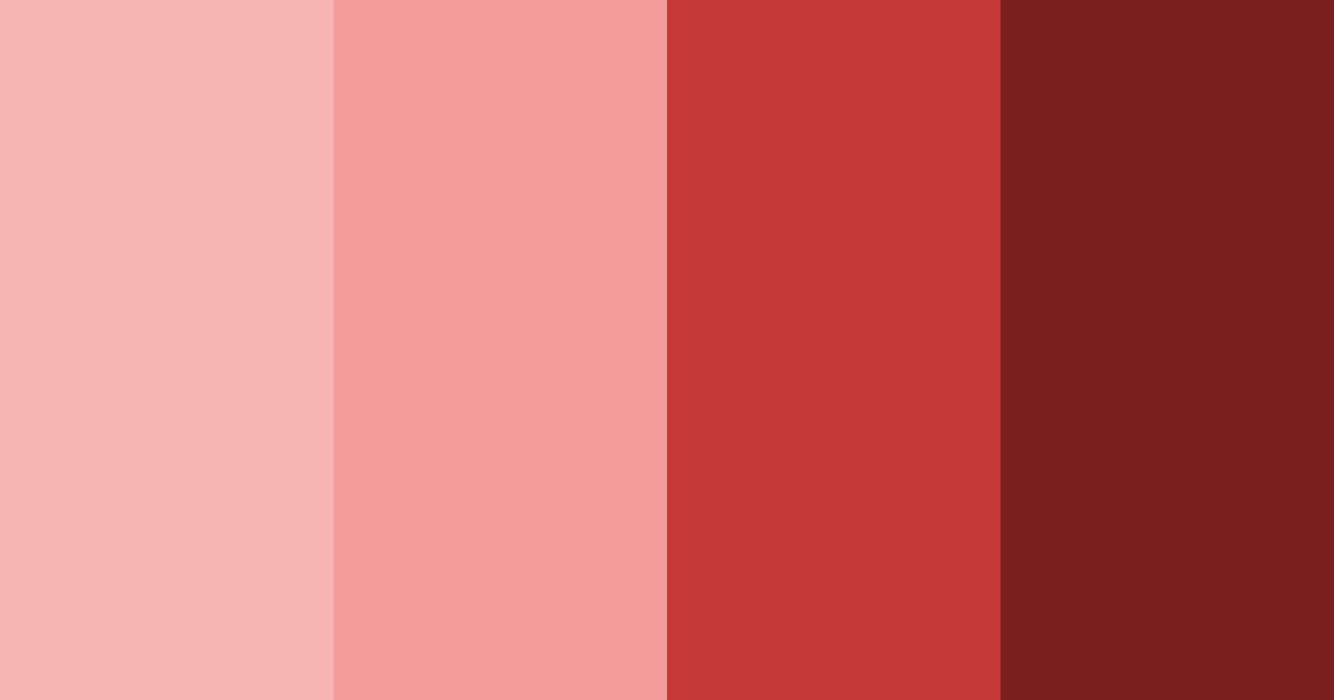 Download crimson celebration color palette PNG image (landscape)