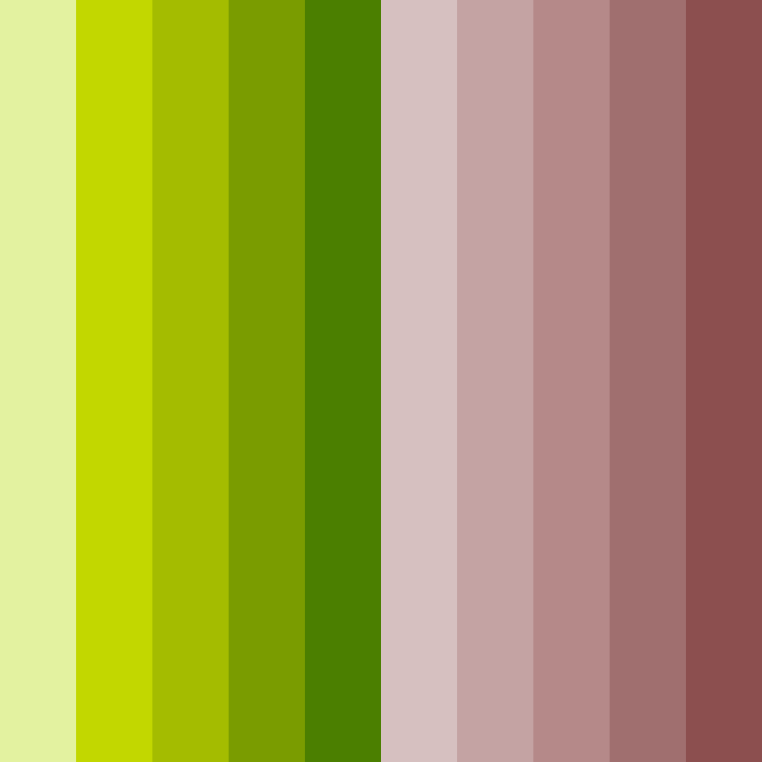 Download emerald signal fade color palette PNG image (square)
