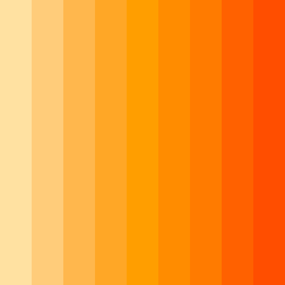 Download sunset sorbet color palette PNG image (square)