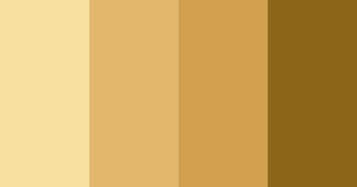 Download champagne dreams color palette PNG image (landscape)